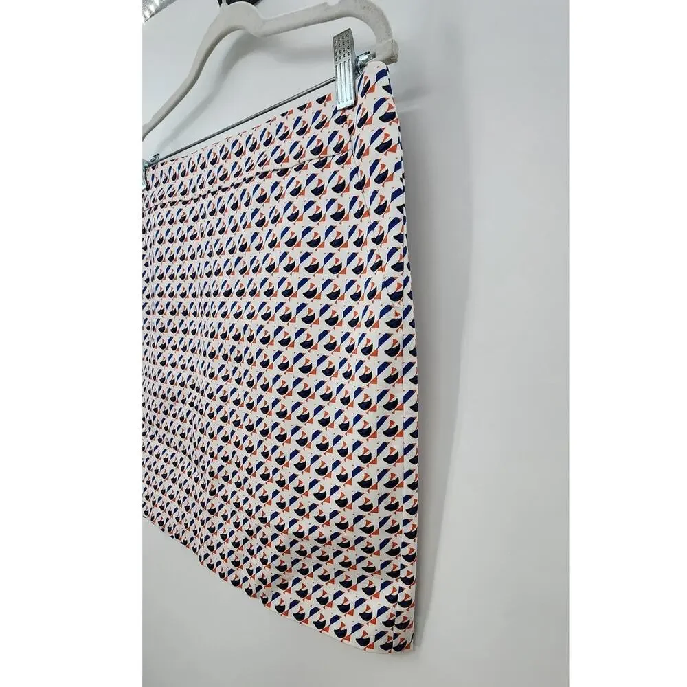 New NWT‎ Ann Taylor Geometric Shaped The Maddison Skirt 4